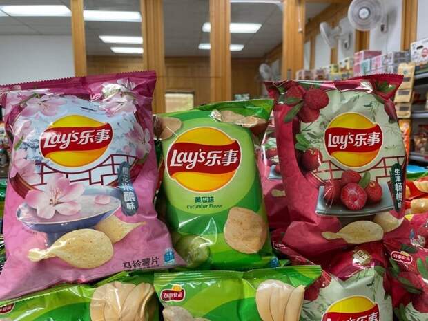 Нетипичные для остального мира вкусы популярных чипсов Нетипичные для остального мира вкусы популярных чипсов