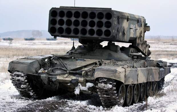ТОС-1А. Его основной задачей является поддержка пехоты и бронетанковых соединений. Фото: Виталий Кузьмин.