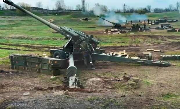 Российские артиллеристы в течение дня ликвидировали до 190 боевиков в ходе военной спецоперации