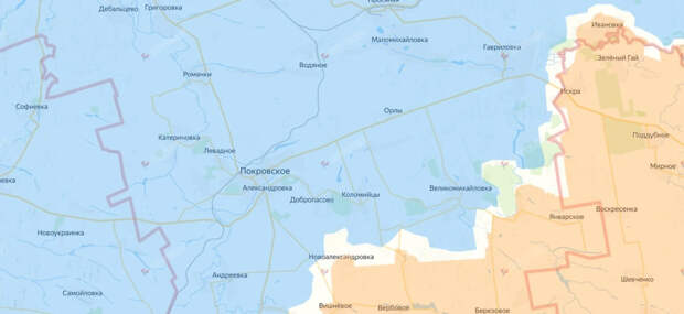 Карта зоны СВО на 4 ноября 2025 года. Фото © Telegram / DIVGEN   Карта СВО