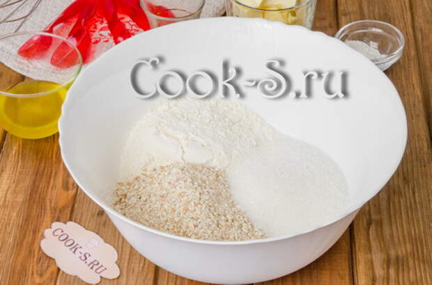овсяная и пшеничная мука