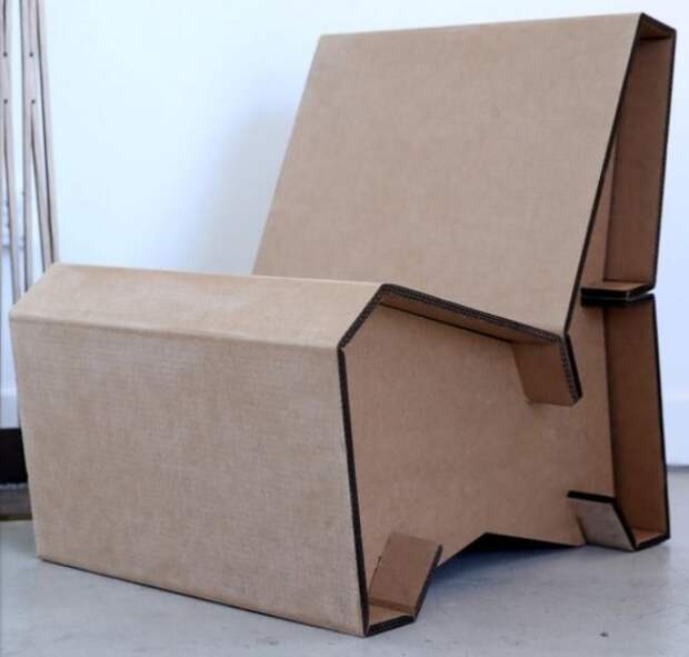 Как сделать картонную мебель? 5 идей