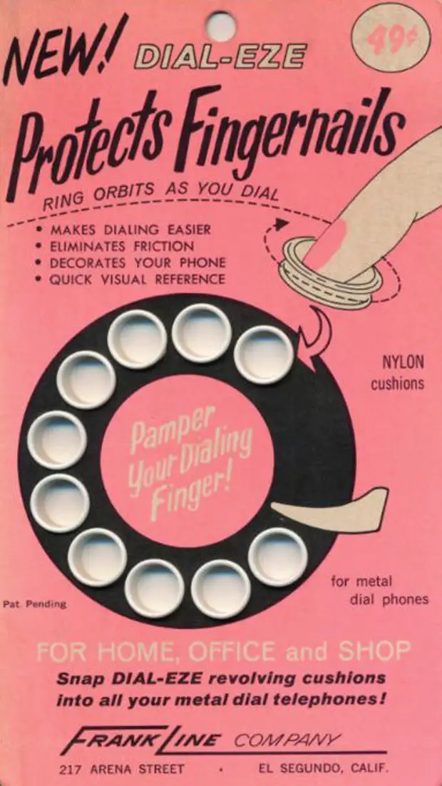 Это удивительное изобретение 20 века могло бы помочь не только телефонисткам в прошлом, но и современным людям, чтобы, например, не оставлять следы своих пальчиков на разных поверхностях Насадка на кончики пальцев