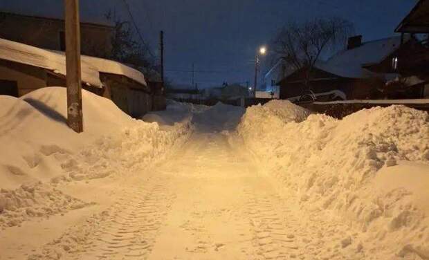 В Туле после жалобы жительницы очистили от снега улицу Коксовую