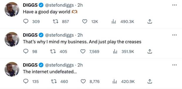 stefon diggs eli apple tweets