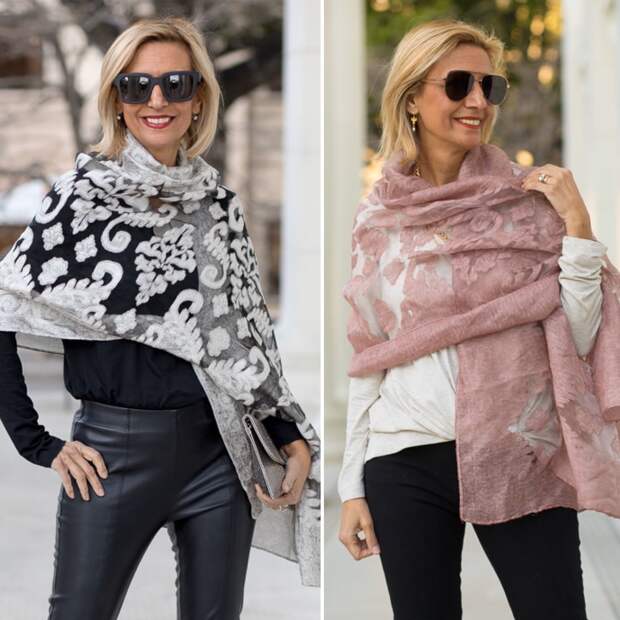 watch the video and see my favorite ways to tie a scarf