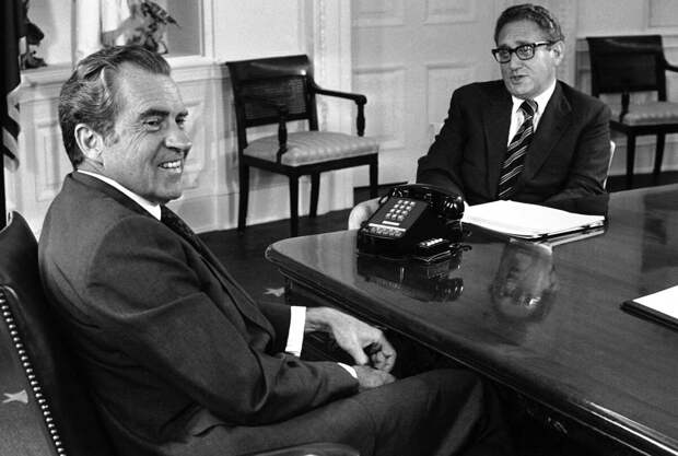 Никсон и Киссинджер (иллюстрация из открытых источников)