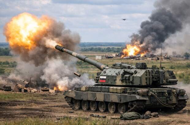 Мста-С уничтожила укрепления ВСУ и расчистила путь штурмовикам под Запорожьем