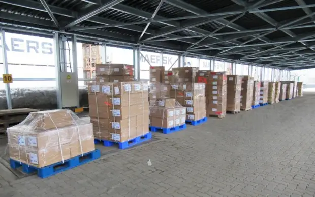 Кухонные принадлежности, брюки и датчики парковки пытались провезти в Петербург под видом пластика