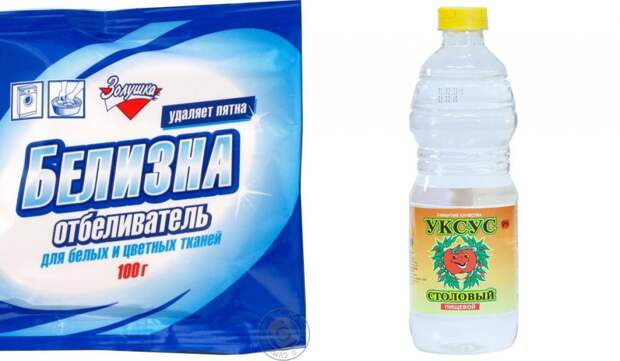 Сода, уксус и другие чистящие средства, которые нельзя смешивать друг с другом