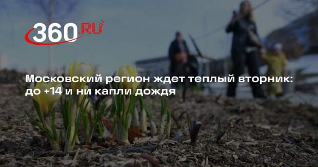 Синоптик Леус: во вторник в Москве до +14 и без осадков