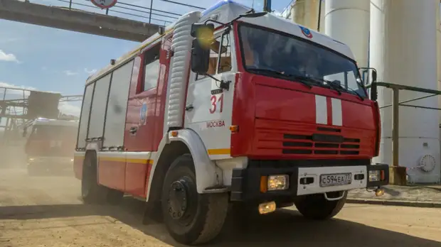 В Москве перекрыли движение из-за пожара на газораспределительной подстанции