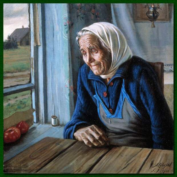 Картинки по запросу "бабушка смотрит в окно"