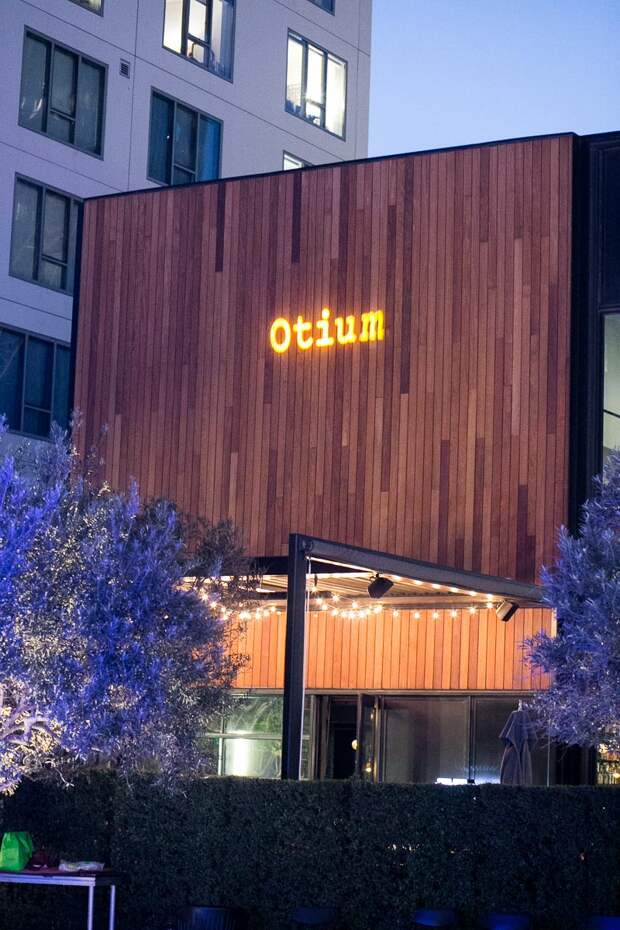 otium restaurant exterior night