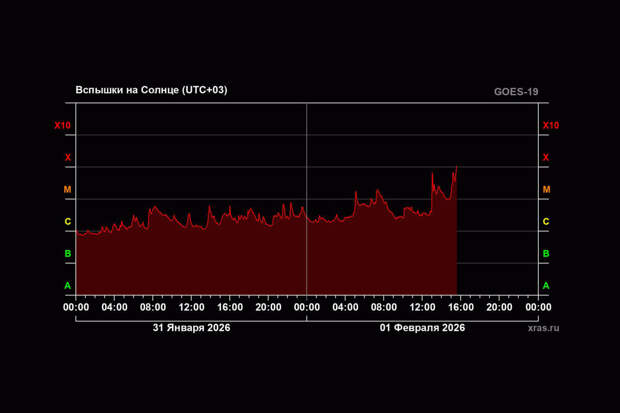 На Солнце зафиксирована вспышка высшего класса X