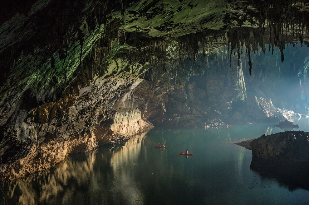 8 фото пещеры Tham Khoun в Лаосе, в которой можно снимать кино
