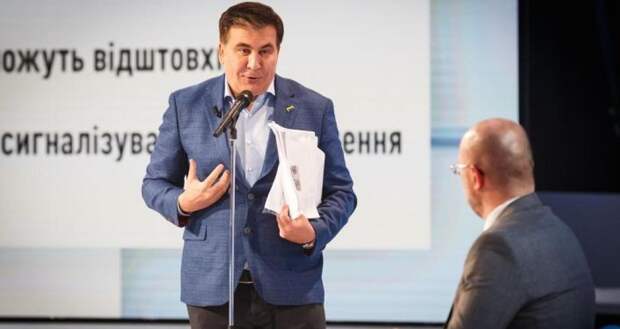 Лидер политической партии Движение новых сил Михаил Саакашвили