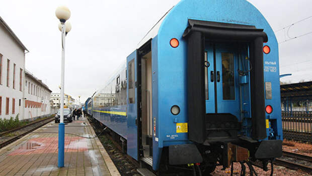 Поезд, который ОАО Укрзализныця запустила по маршруту Киев-Вена. Архивное фото