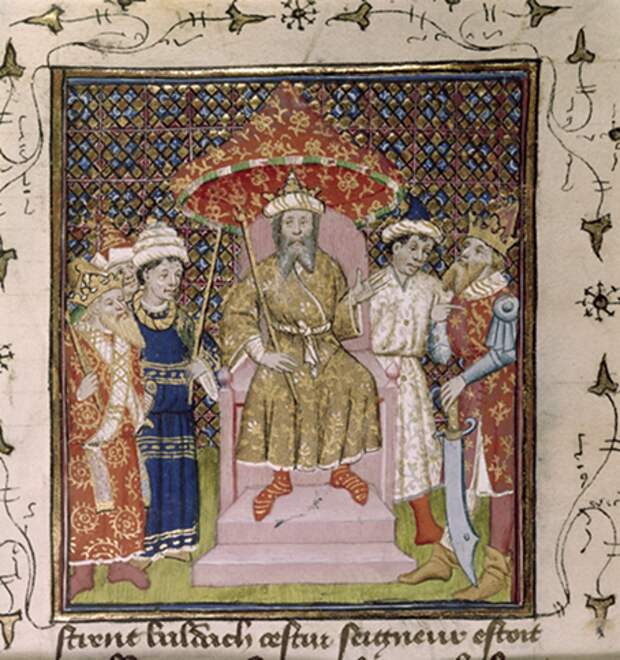 Royal 19 E VI f. 441 Великий хан Royal 19 E VI f. 441 Великий хан