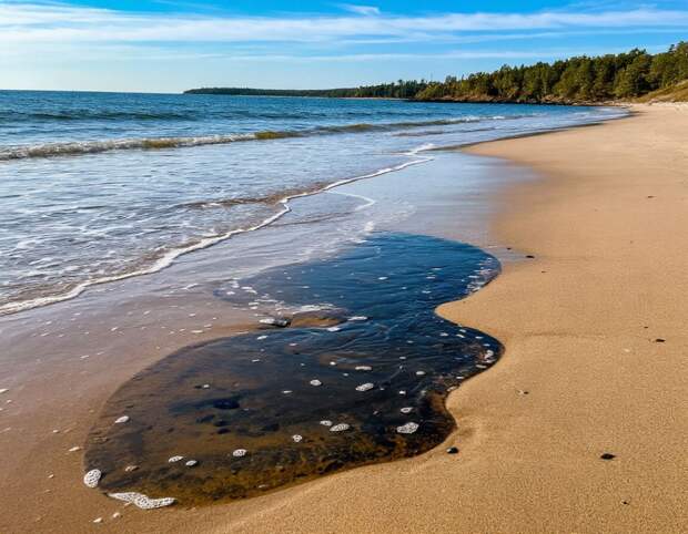 В Анапе ликвидируют выброс нефтепродуктов, собрали 28 тонн смеси