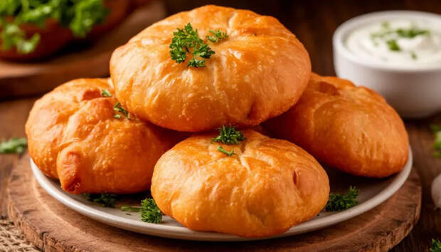 Руки в муке не пачкаем: беляши на жидком тесте получаются хрустящими и сочными