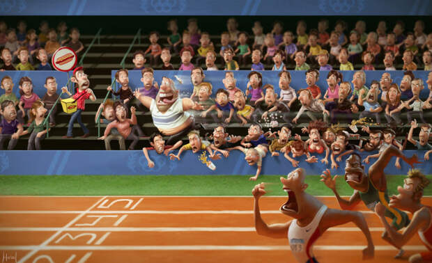 Забег. Автор: Tiago Hoisel. Забег. Автор: Tiago Hoisel.