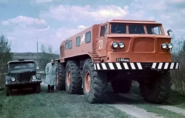 ЗИЛ-Э167 СССР, авто, автомобили, внедорожник, грузовик, грузовики, спецтехника, тягач