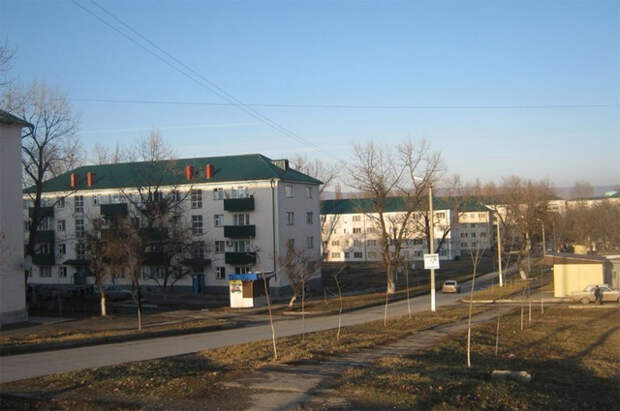 Улица имени 84-х псковских десантников в Грозном.