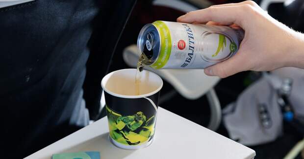 S7 и «Балтика 0» рассказали о новых впечатлениях при помощи безалкогольного пива