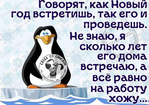 На Новый Год надейся, а сам наливай! открытки, приколы, юмор