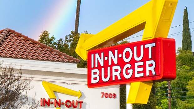 In-N-Out Burger sign