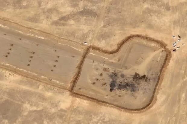 Иранские военные засыпали аэродром, ранее использовавшийся ВВС США