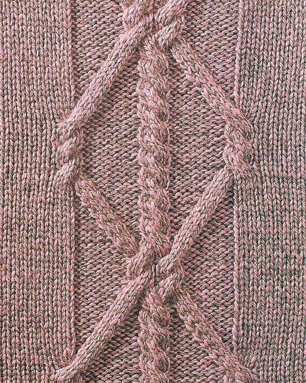 Узор № 44 - узорная полоска с косой