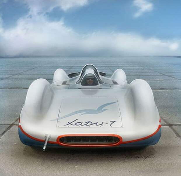 ХАДИ-7 - автомобиль, которому не дали возможность установить свой рекорд. /Фото: avtovod.com.ua ХАДИ-7 - автомобиль, которому не дали возможность установить свой рекорд. /Фото: avtovod.com.ua
