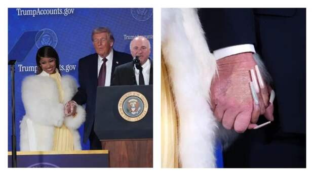 "Я отращу ногти". Трамп, вдохновившись стилем Ники Минаж, решил поработать над маникюром