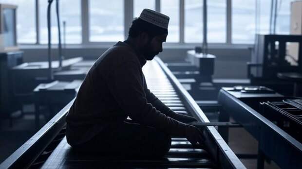 Приезжего мужика отправили домой за ритуал на рабочем месте. Остановка производства и конвейера