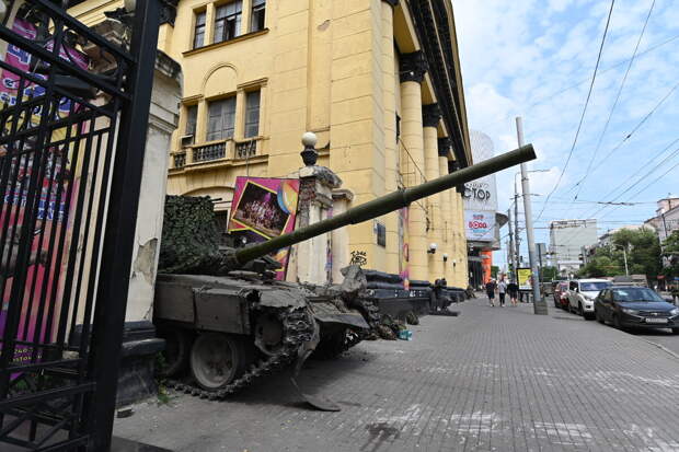 Появление танков "Вагнера" в Ростове стало шоком. Фото Karbinov Anatoly/news.ru 