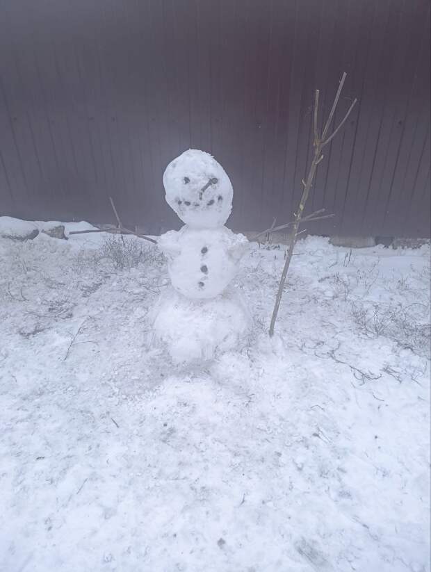 Снеговик на Петровке