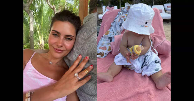 Надежда Оболенцева показала новые фото с мужем, миллиардером Евгением Швидлером, и их сыном с отдыха на Сен-Барте