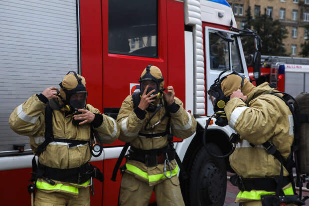 Трех детей и женщину эвакуировали из горящей квартиры в Петродворцовом районе