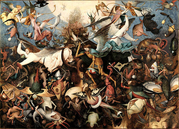 Падение мятежных ангелов – картина фламандского живописца Питера Брейгеля Старшего