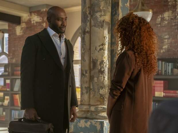 Morris Chestnut as Dr. John Watson and Djouliet Amara as Molly Jones