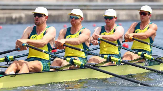Австралийцы выиграли золото ОИ в академической гребле в четвёрках