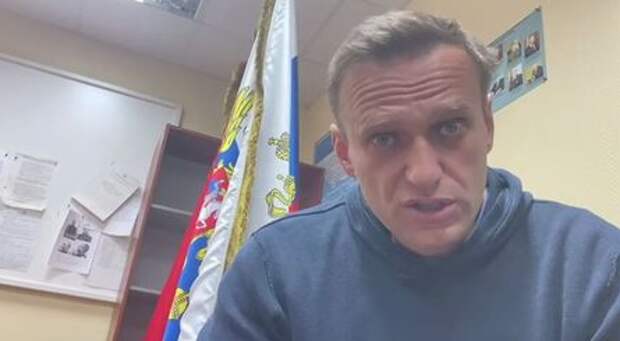Russian opposition leader Alexei Navalny speaks as he waits for a court hearing in a police station in Khimki outside Moscow, Russia January 18, 2021, in this still image from video obtained from social media. Courtesy of Instagram @NAVALNY/Social Media via REUTERS ATTENTION EDITORS - THIS IMAGE HAS BEEN SUPPLIED BY A THIRD PARTY. MANDATORY CREDIT INSTAGRAM @NAVALNY. NO RESALES. NO ARCHIVES.