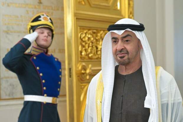 Президент ОАЭ прибыл с визитом в Москву