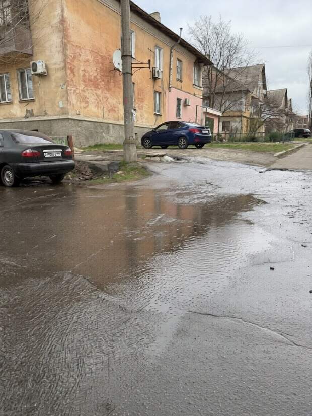 Порыв воды на ул. Мушкетовской, 22