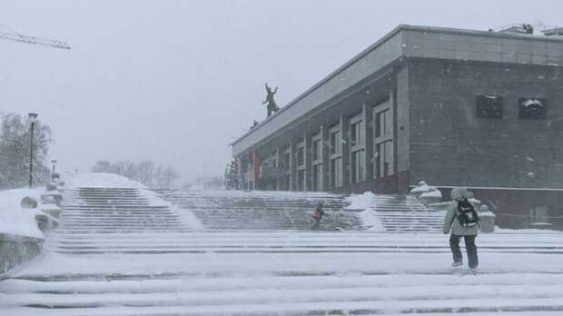 Метель в Барнауле / Фото: amic.ru