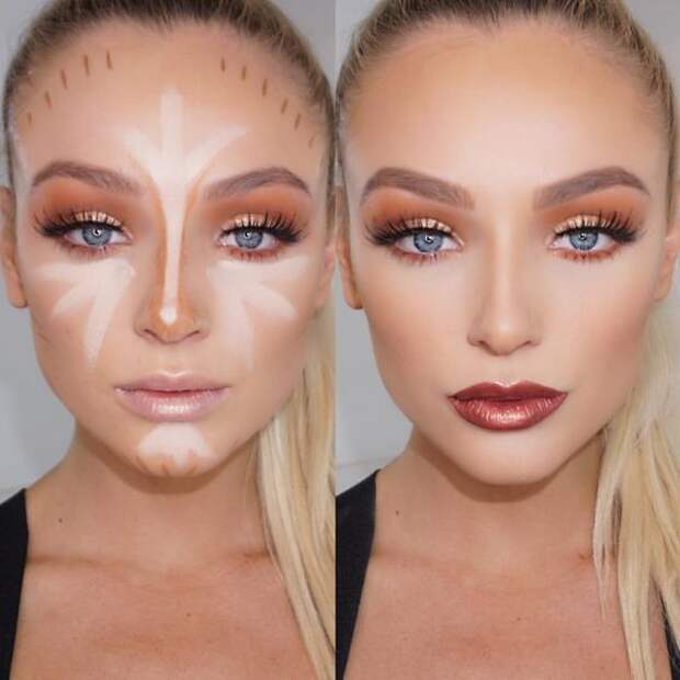 макияж до и после фото 2