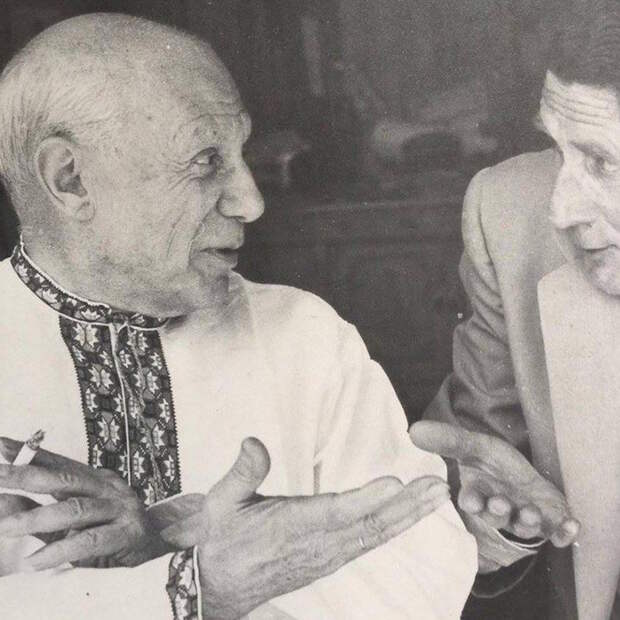 Пабло Пикассо XX век, celebrities, редкие фотографии