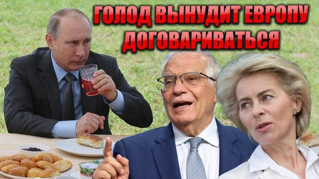 В Европе скоро наступит голод и она будет просить Россию накормить её, отменяя санкции 21 августа 2022 206K прочитали